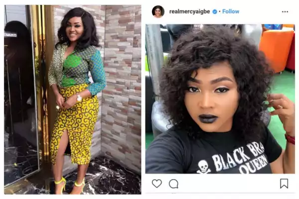 Mercy Aigbe Wears “Black Bra Queen” Top. Fans Accuse Her Of Being A Cultist